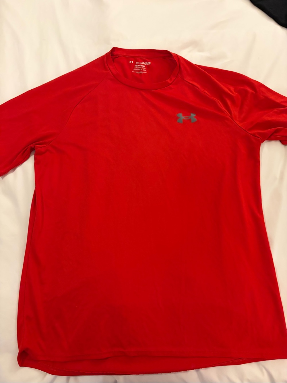 Under Armour Men’s The Tech Tee Red Short Sleeve Shirt